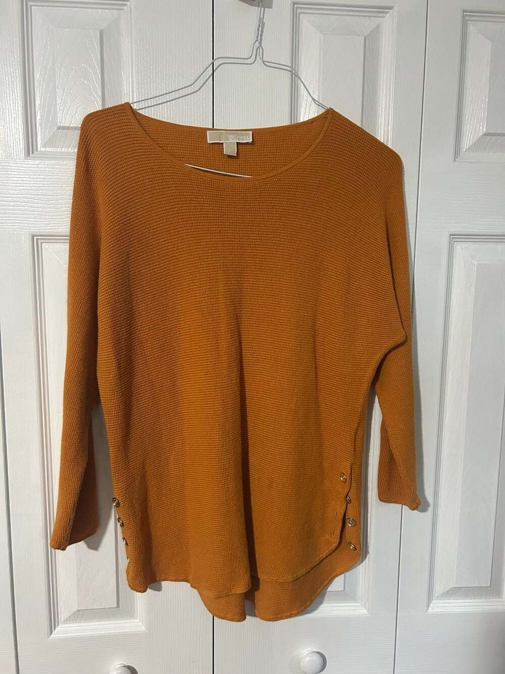 Women’s Michael Kors Button-Accent Knit Tunic Sweater